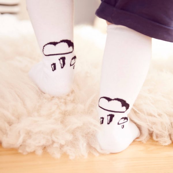 Chaussettes <i>white clouds</i>