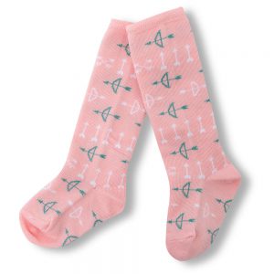 Chaussettes<i>pink bow & arrow</i>