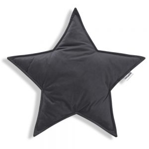 Oreiller décoratif en forme de d’étoile<i>gris foncé</i>