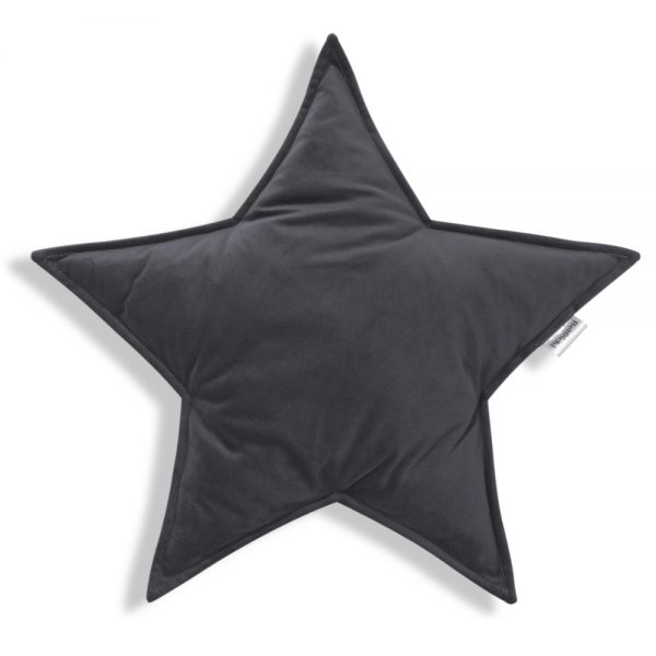 Oreiller décoratif en forme de d’étoile<i>gris foncé</i>