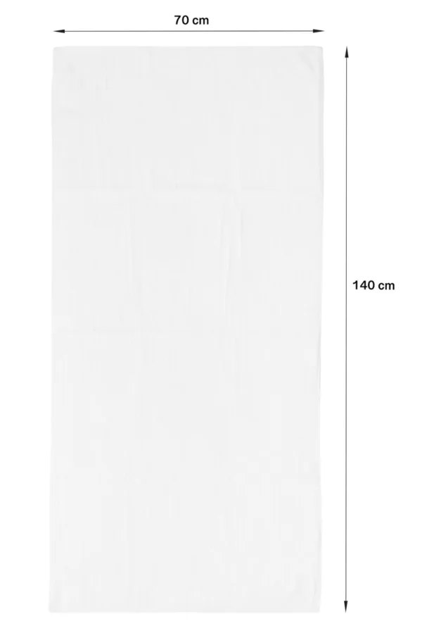 Drap de bain coton 140×70 cm drap de bain tango hôtel blanc 400 g/m²