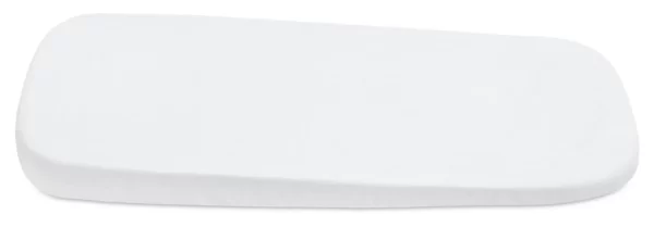 Lot de 4 draps-housses pour nacelle Twinux 70×25 cm, gris et blanc