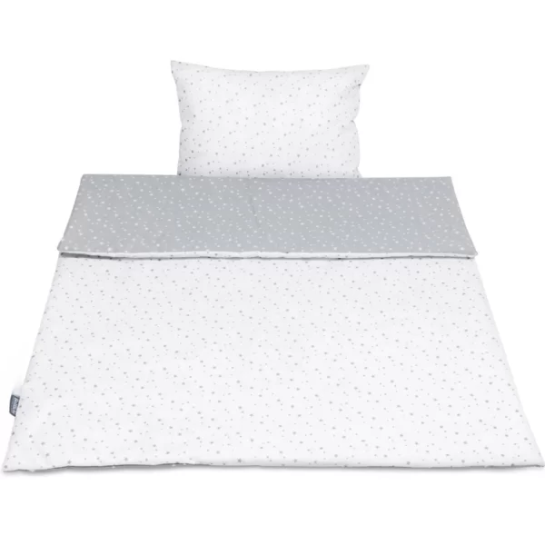 Parure de lit enfant en coton 2 pièces avec garnissage couette enfant 135×100 cm et oreiller 60×40 cm polaris