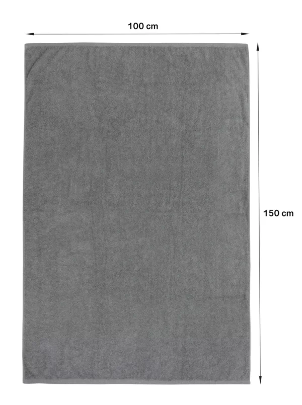 Serviette BIG Parama 150×100 cm gris 500 g/m²