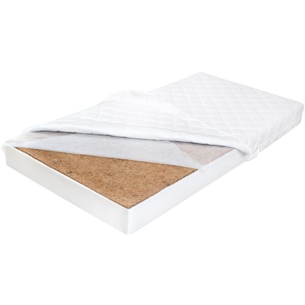 Matelas Koko Basic Mousse Coco, épaisseur 8cm x 60x120cm déhoussable