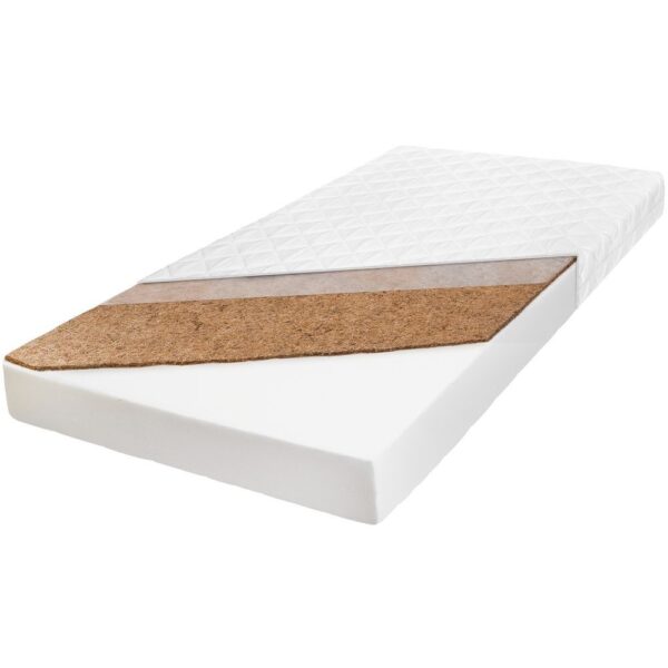 Matelas Koko Basic Mousse Coco, épaisseur 8cm x 60x120cm déhoussable