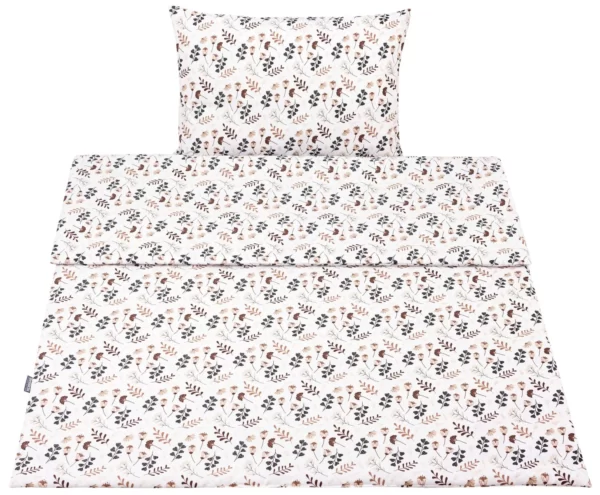 Parure de lit enfant en coton 2 pièces, housse de couette enfant 135×100 cm et taie d’oreiller 60×40 cm arcadia