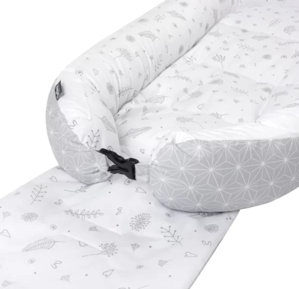 Ensemble nid de bébé Bellochi 90×60 cm, ensemble de baby shower pour nouveau-né, coton, bosquet étoilé