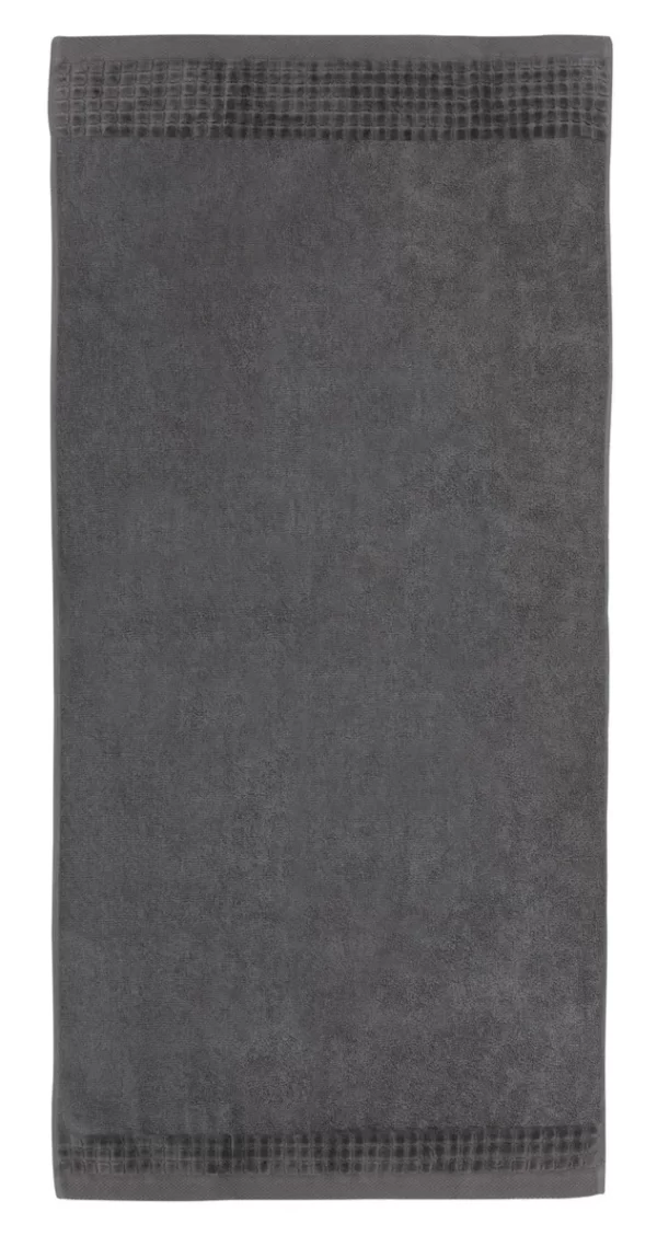 Serviettes de bain Hotel Luxury Collection 140×70 cm Larisa gris foncé 500 g/m²