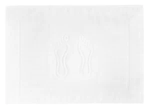 Serviette de pieds en coton 70×50 cm tango hotel blanc (grammage 400 g/m²)