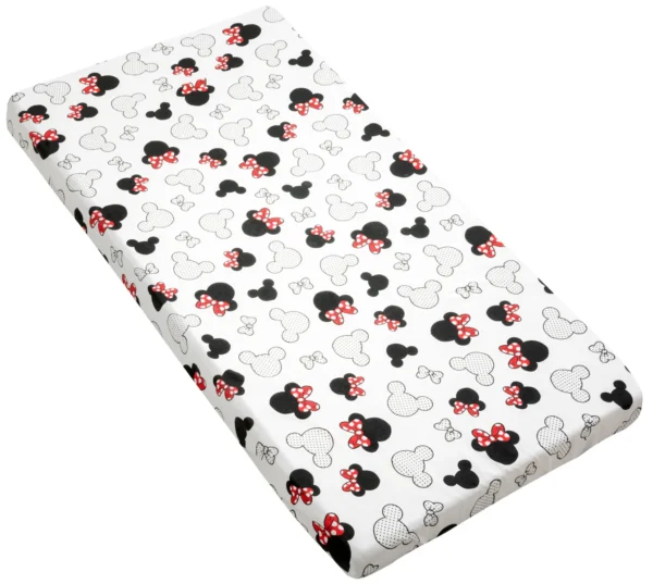 Drap-housse en coton pour matelas de berceau de taille 140×70 cm petite souris-little mouse