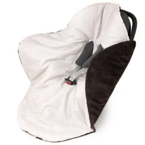 Couverture, emmaillotage à capuche pour sièges d’auto pour nourrissons – SPÉCIAL cookie