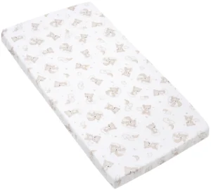 Drap-housse en coton pour matelas de lit de bébé de taille 120×60 cm rainbow bear