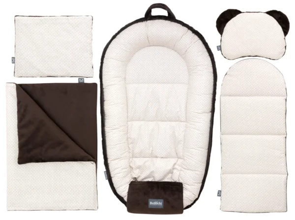 ensemble de nid pour bébé 100×60 cm, ensemble de douche pour bébé pour nouveau-né cookie