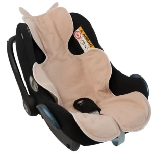 Housse de Siège Auto en Mousseline Beige